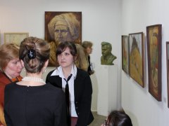 Отчётная выставка в Тольяттинском художественном музее 27.11.14